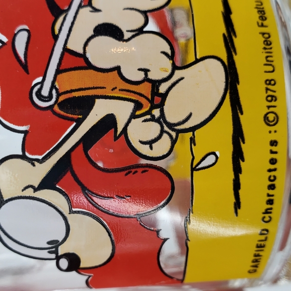 Vintage Garfield glass mug - Picture 9 of 11